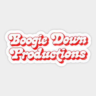 Boogie Down Productions / Classic 80s Hip Hop Sticker